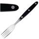 Olympia Steak Forks Black Handle (12 pack)