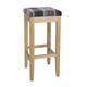 Bolero Austin High Stool Grey Tartan (Single)