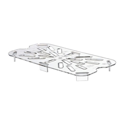 Cambro Polycarbonate 1/4 Gastronorm Tray Drain Shelf