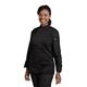 Chef Works Hartford Lightweight Zip Womens Chef Jacket Black L