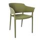 Bolero Lorenzo Cafe Chairs Green Tea (2 pack)