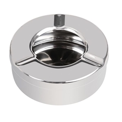 Olympia Stainless Steel Windproof Ashtray 90mm (6 pack)