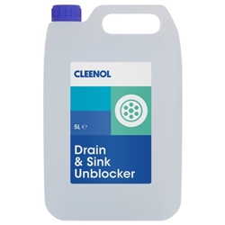 Cleenol Drain & Sink Unblocker 5Ltr (2 pack)