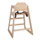 Bolero Wooden Highchair Natural Finish
