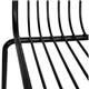 Bolero Steel Wire High Stools Black (4 pack)