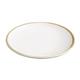 Olympia Kiln Coupe Plate Chalk 230mm (Pack of 6)
