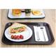 Olympia Kristallon Medium Polypropylene Fast Food Tray Brown 415mm