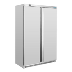 Polar C-Series Double Door Fridge Stainless Steel