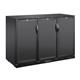 Polar G-series 850mm Triple Door Back Bar Cooler Solid Door 320 Ltr