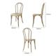 Bolero Soho Bentwood Style Resin Chairs Natural (4 Pack)