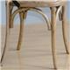 Bolero Natural Bentwood Chairs with Metal Cross Backrest (2 pack)