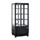 Polar C-Series Energy Efficient Curved Door Display Fridge Black 86Ltr