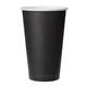 Fiesta Recyclable Coffee Cups Single Wall Black 455ml / 16oz (1000 Pack)