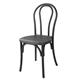 Bolero Soho Bentwood Style Resin Chairs Black (4 Pack)