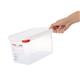 Araven Polypropylene 1/4 Gastronorm Food Containers 4.3Ltr (4 pack)