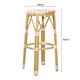 Bolero Parisian Style PE Rattan Bar Stools Coral (2 Pack)
