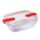 Pyrex Cook and Heat Rectangular Dish with Lid 1Ltr