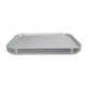 Olympia Kristallon Polypropylene Fast Food Tray Grey Large 450mm
