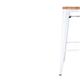 Bolero Bistro High Stools with Wooden Seatpad White (4 pack)