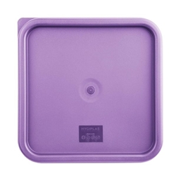 Hygiplas Square Food Storage Container Lid Purple Large