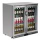 Polar G-Series Back Bar Cooler with Hinged Doors Stainless Steel 208Ltr