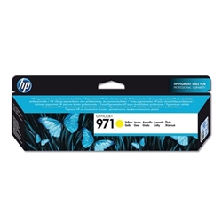 HP 971 Yellow Standard Capacity Ink Cartridge 25ml for HP OfficeJet Pro X451/X476/X551/X576 - CN624AE