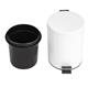 Bolero White Pedal Bin 5Ltr