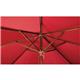 Bolero Round Parasol 3m Diameter Red