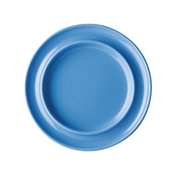 Olympia Heritage Raised Rim Plates Blue 203mm (4 pack)