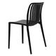 Bolero Verona Café Chairs Black (2 pack)