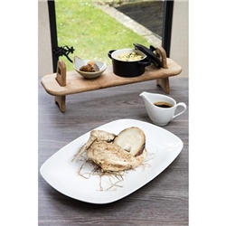 Olympia Mini Round Pots Black 142ml 5oz (4 pack)