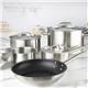 Vogue Cook Like A Pro 5-Piece Stainless Steel Cookware Set