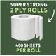Cheeky Panda 2-Ply Toilet Tissue 400 Sheets (Pack of 40) PFB2BTOILT40