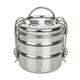 Utopia 3 Tier Tiffin Tin 115mm (6 Pack)