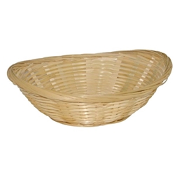 Olympia Wicker Oval Bread Basket (6 pack)