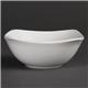 Olympia Whiteware Rounded Square Bowls 140mm (12 Pack)