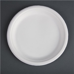 Fiesta Compostable Bagasse Plates Round 260mm (50 Pack)