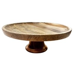 Olympia Cake Stand Mango Wood 330x120mm