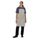 Southside Linen Blend Bib Apron Grey