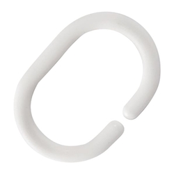 Mitre Essentials May Plastic Shower Curtain Ring (12 pack)