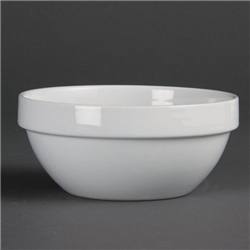 Olympia Whiteware Cereal Bowls 145mm 540ml (12 Pack)