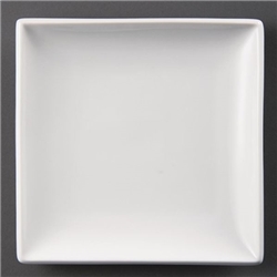Olympia Whiteware Square Plates 180mm (12 pack)