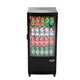 Polar C-Series Energy Efficient Curved Door Display Fridge Black 86Ltr