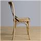 Bolero Natural Bentwood Chairs with Metal Cross Backrest (2 pack)
