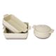 Olympia Cream And Taupe Ceramic Roasting Dish 2.5Ltr