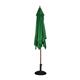 Bolero Square Double Pulley Parasol 2.5m Diameter Green