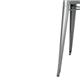 Bolero Bistro Square Steel Table Gun Metal 668mm