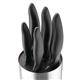 CaterBase Knife Block and 5-Piece Knife Set