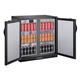 Polar G-series 850mm Double Door Back Bar Cooler Solid Door 198 Ltr