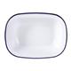 Olympia Enamel Dishes Rectangular 280 x 190mm (6 Pack)